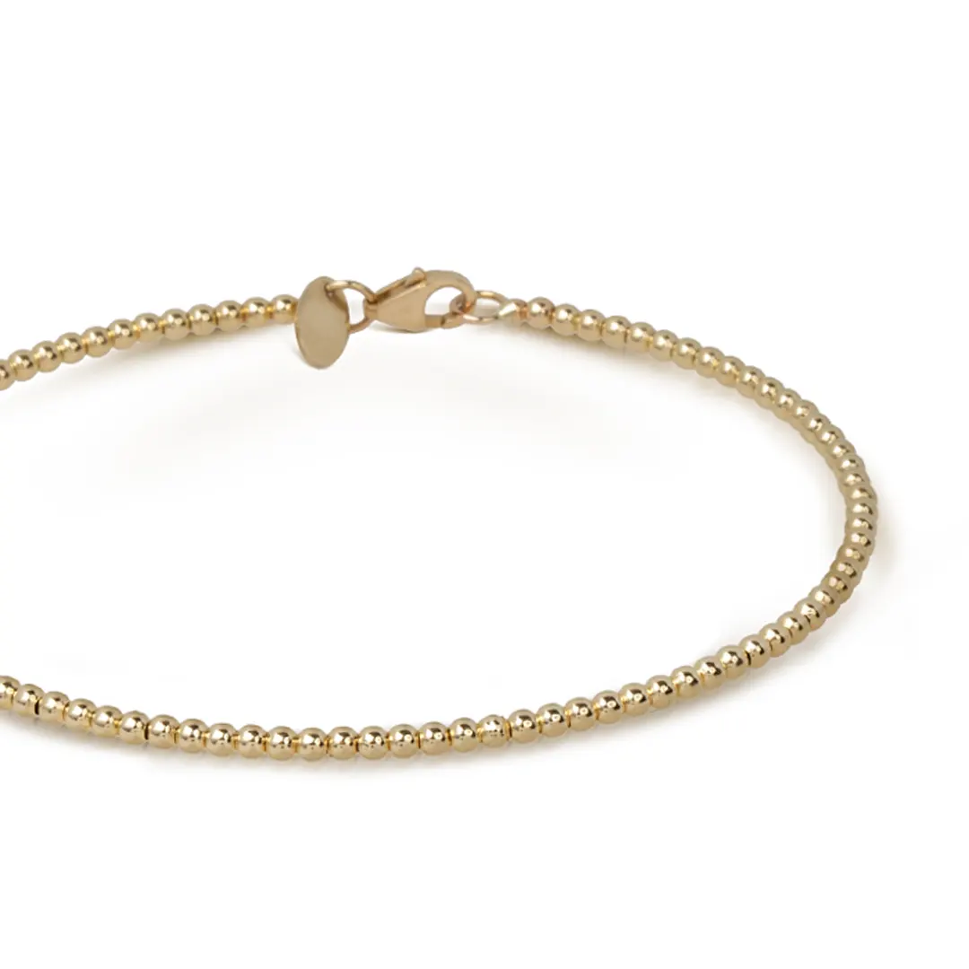 14K gold Dot Bracelet - Image 2