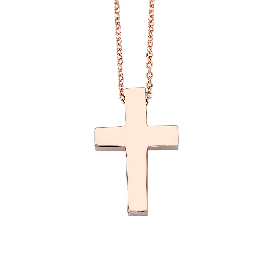 Classic Gold Cross Pendant - Image 7