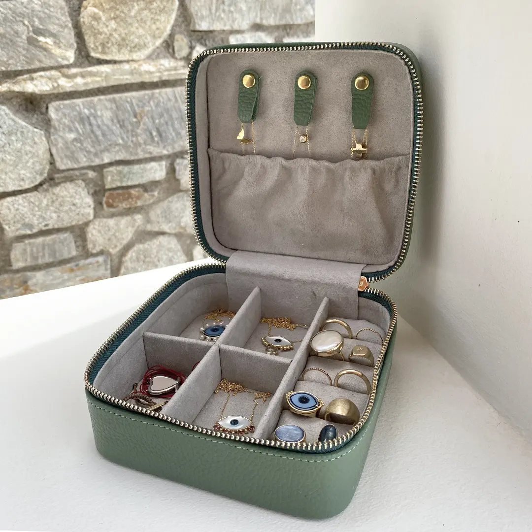 Light Blue Jewellery Case - Image 6