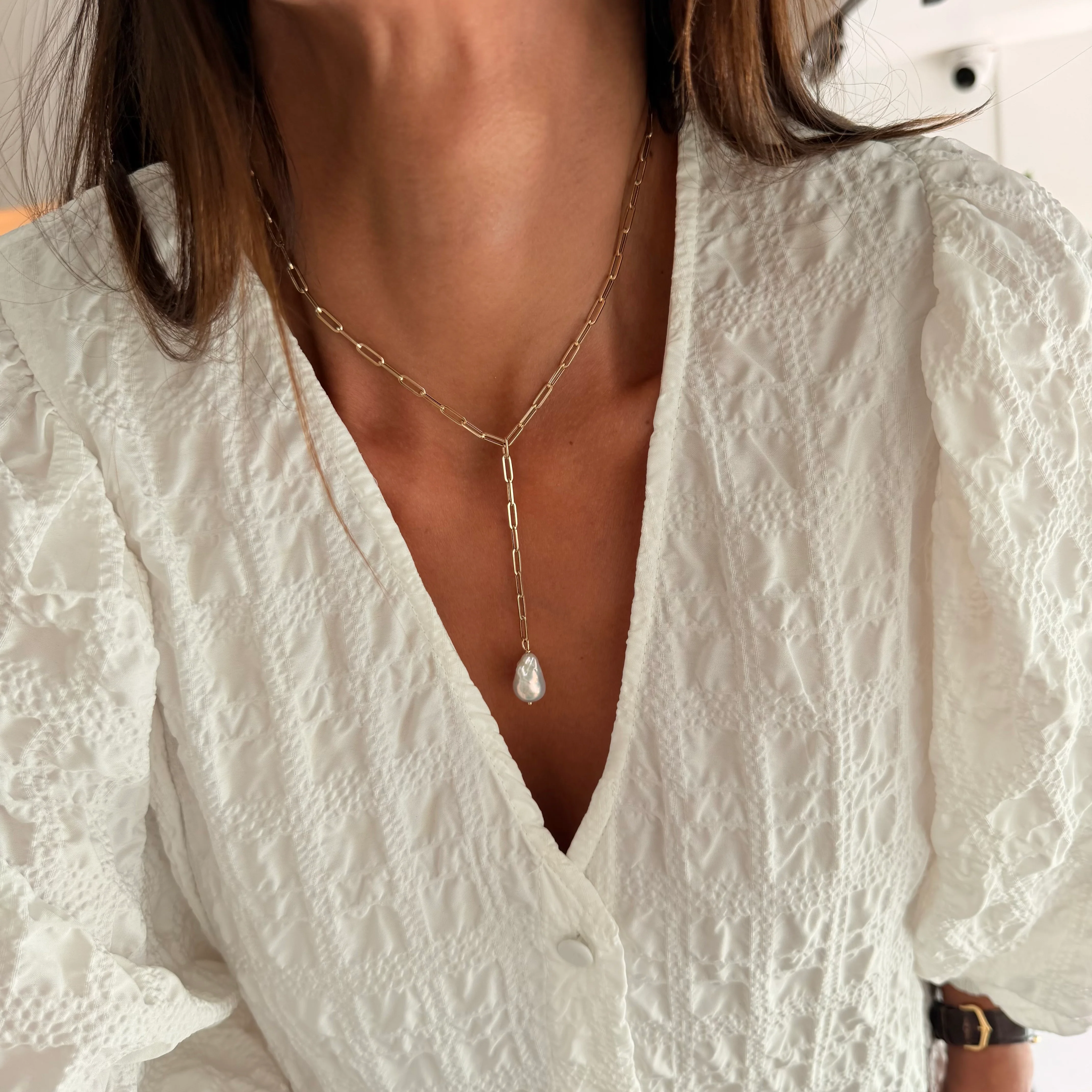 Long Baroque Pearl Chain Motif - Image 9