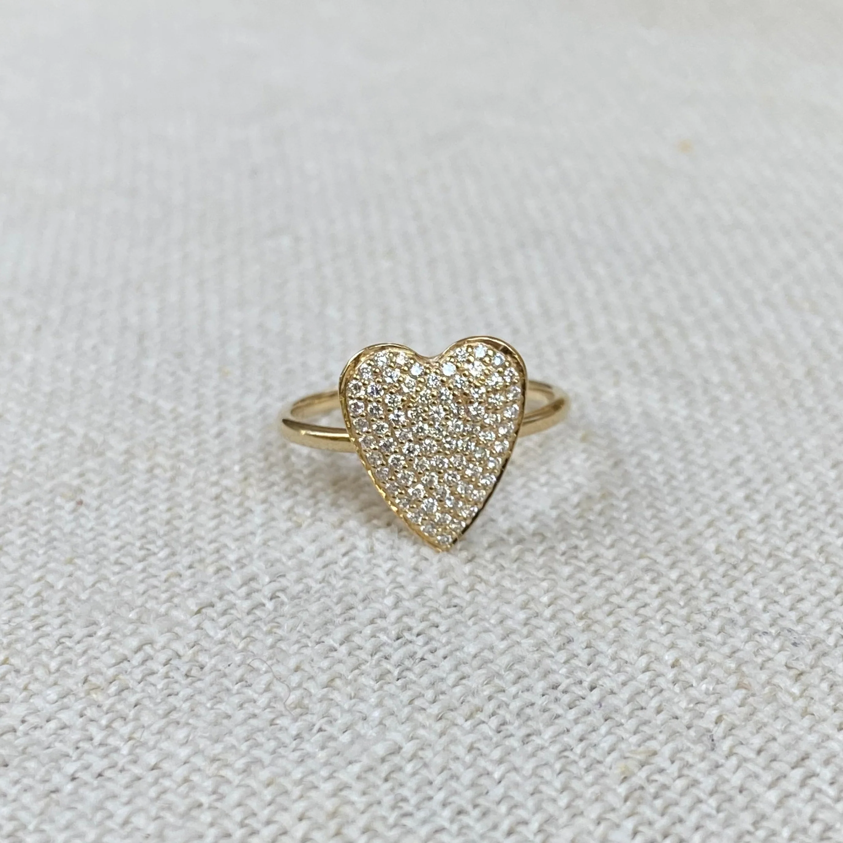 Pavé Heart Ring - Image 2