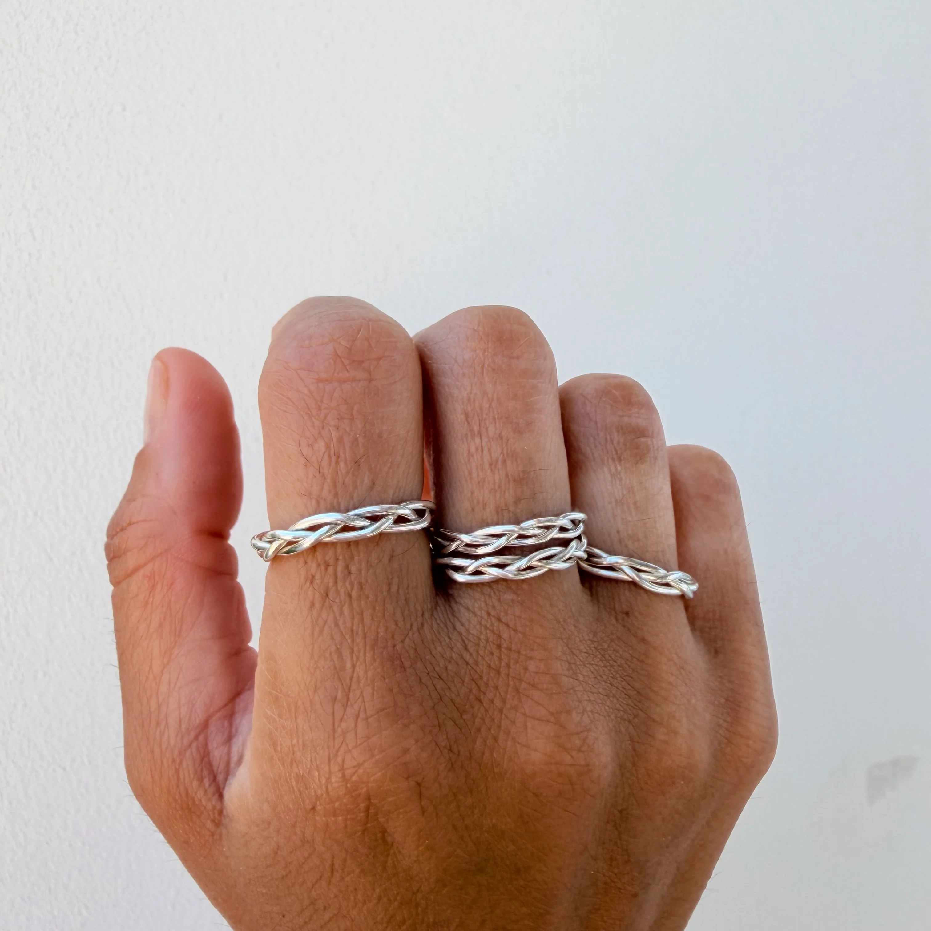 Silver Braid Ring - Image 3