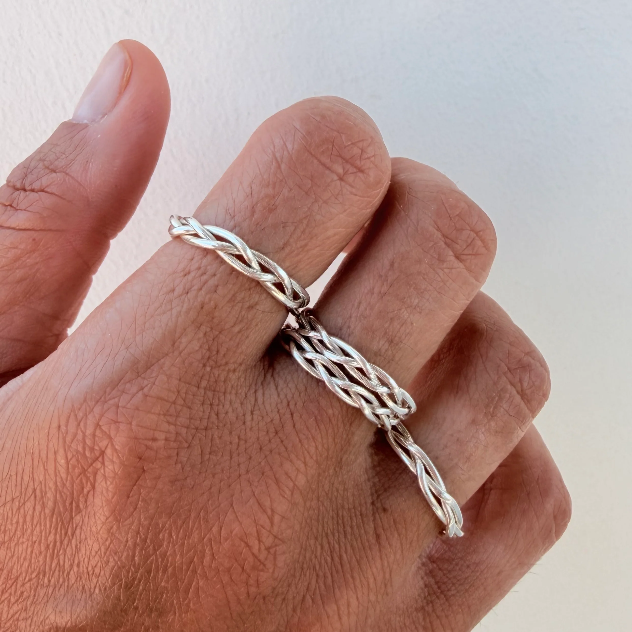 Silver Braid Ring - Image 4