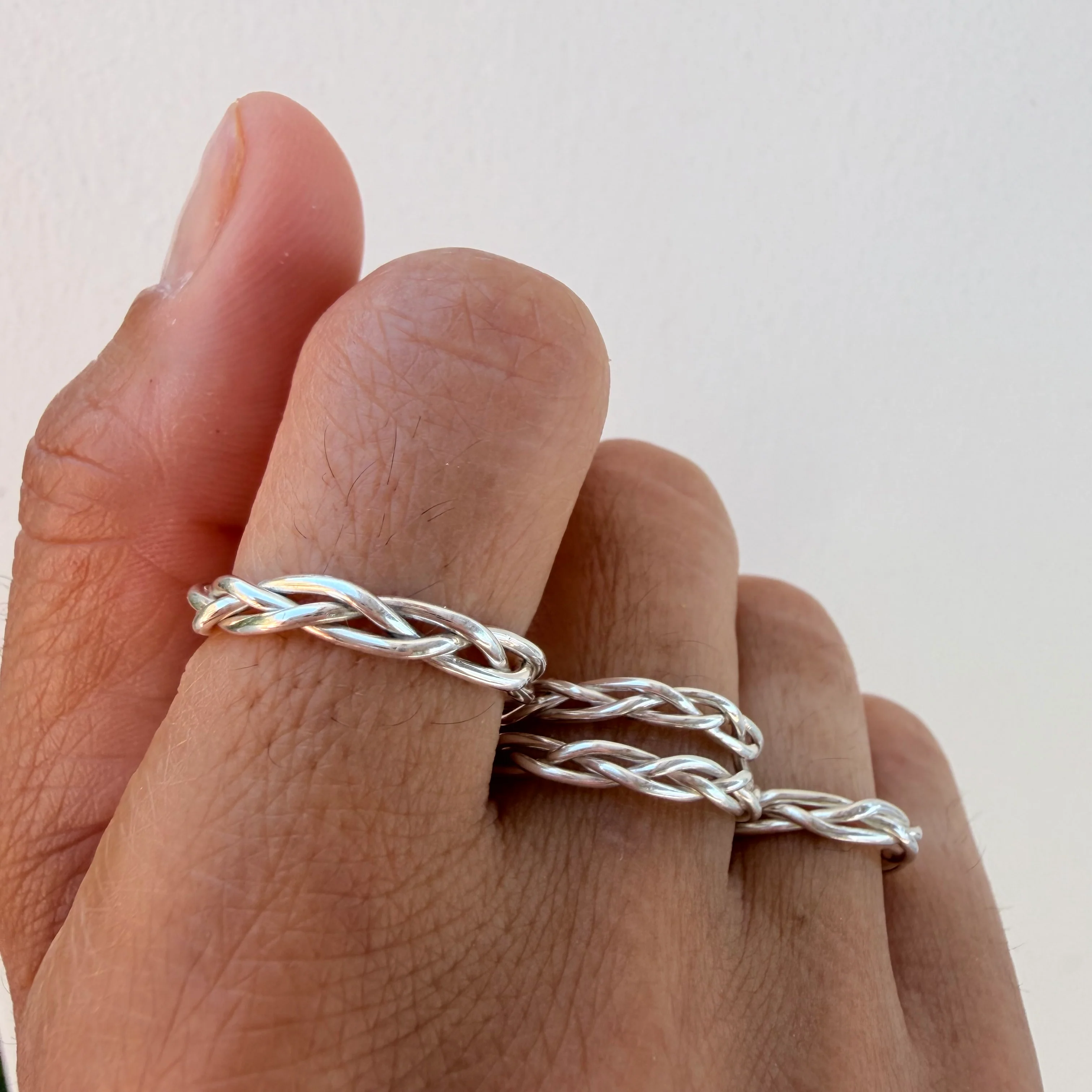 Silver Braid Ring - Image 5