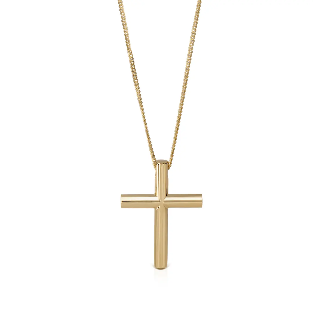 Tube Gold Minimal Cross - Image 2